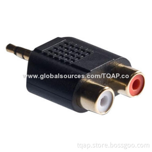 3.5mm stereo to RCA plug adapter